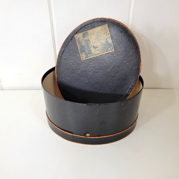 Vintage Paper Hat Box Mallory Hats - Picture 4 of 9